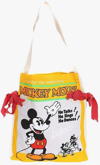 Παιδική Τσάντα Βόλτας Ώμου / Χιαστί Bartuggi Mickey Mouse Υφασμάτινη Πολύχρωμο