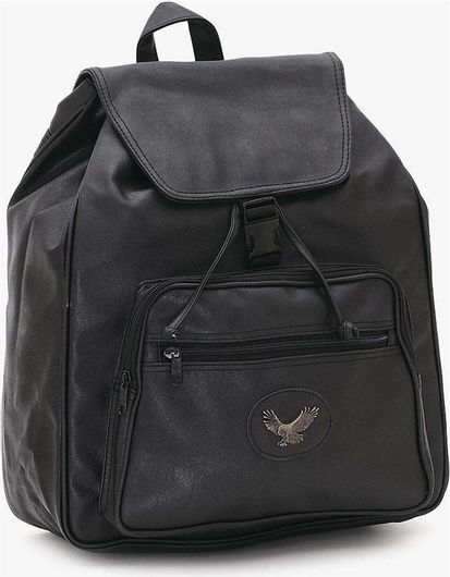 Παιδική Τσάντα Βόλτας Πλάτης Bartuggi Δερματίνη Μαύρο