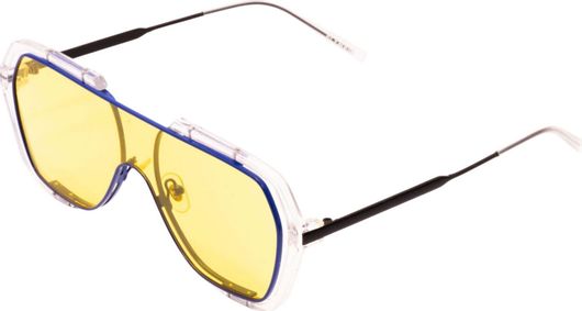 Γυαλιά Ηλίου Olympus Sunglasses Isidor Τύπου Aviator με Μπλε Σκελετό & Κίτρινο Φακό