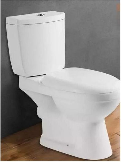 Λεκάνη Τουαλέτας Tema ARI 3100 Δαπέδου με Καζανάκι με Κάλυμμα Thermoplast Soft Close Λευκό