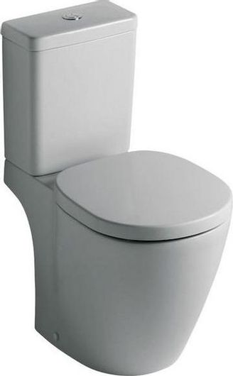 Λεκάνη Τουαλέτας Ideal Standard Connect Δαπέδου με Καζανάκι με Κάλυμμα Soft Close Λευκό