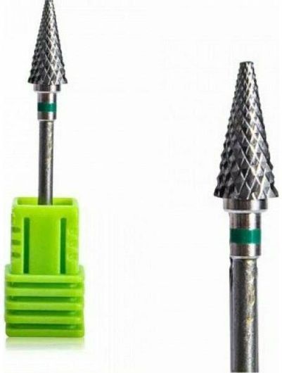 Φρέζα Τροχού Νυχιών Καρβιδίου με Σχήμα Κώνου 107 Πράσινο