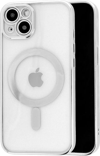 Θήκη Κινητού Back Cover με MagSafe για Samsung Galaxy A33 5G Πλαστικό Ασημί