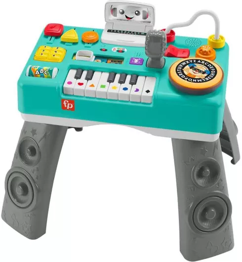 Βρεφικό Παιχνίδι Δραστηριοτήτων Fisher Price Mix & Learn DJ Table με Μουσική & Ήχους για 6+ Μηνών