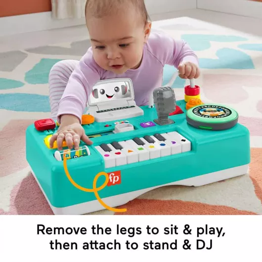 Βρεφικό Παιχνίδι Δραστηριοτήτων Fisher Price Mix & Learn DJ Table με Μουσική & Ήχους για 6+ Μηνών