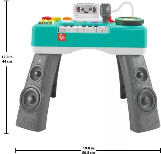 Βρεφικό Παιχνίδι Δραστηριοτήτων Fisher Price Mix & Learn DJ Table με Μουσική & Ήχους για 6+ Μηνών
