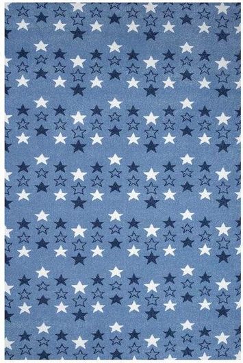 Παιδικό Χαλί Colore Colori Αστέρια 160x230cm 13mm Μπλε