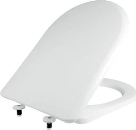 Καπάκι Λεκάνης Elvit Gala Πλαστικό 43-45.5x35.5cm Λευκό