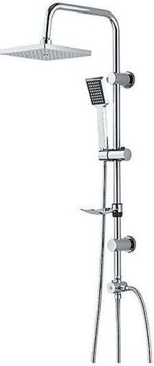 Στήλη Ντουζ Tema Rain Plus Krom Ρυθμιζόμενη 85cm