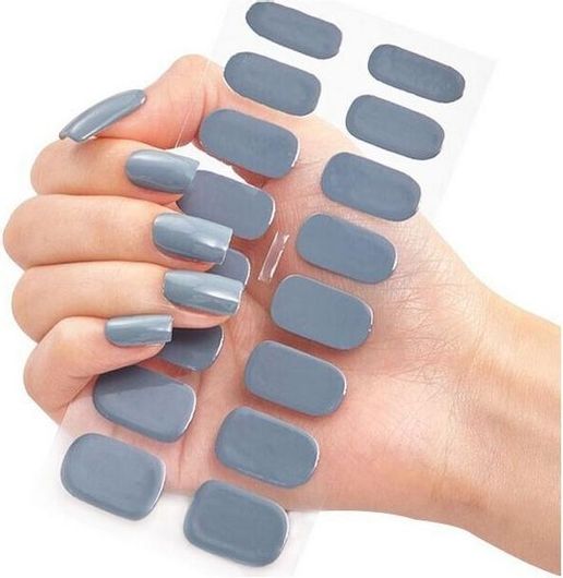 Αυτοκόλλητα Νυχιών με Σχέδιο 5-04-01-04-00139 Elegante Γκρι