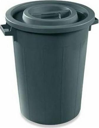 Κάδος Plastime Πλαστικός 75lt Πράσινο
