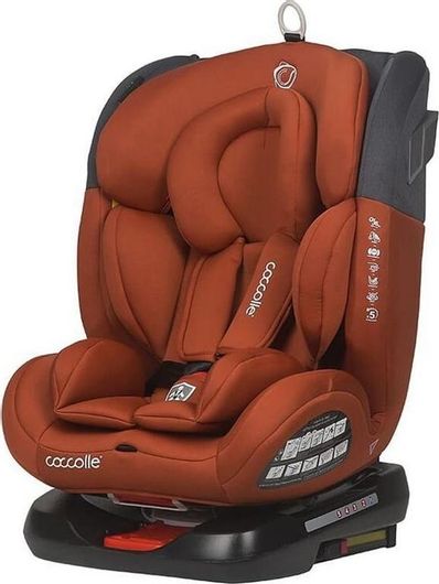 Παιδικό Κάθισμα Αυτοκινήτου Smart Baby Coccolle Atira 0-36 kg με Isofix Cinnamon Καφέ