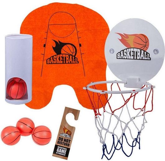 Παιδική Μπασκέτα BG-5-1038 Εσωτερικού Χώρου Τοίχου με Μπάλα