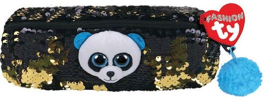Κασετίνα AS TY Fashion Sequin Bamboo Βαρελάκι με 1 Θήκη