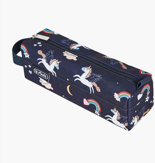 Herlitz Quattro Dreamy Κασετίνα Βαρελάκι Μπλε