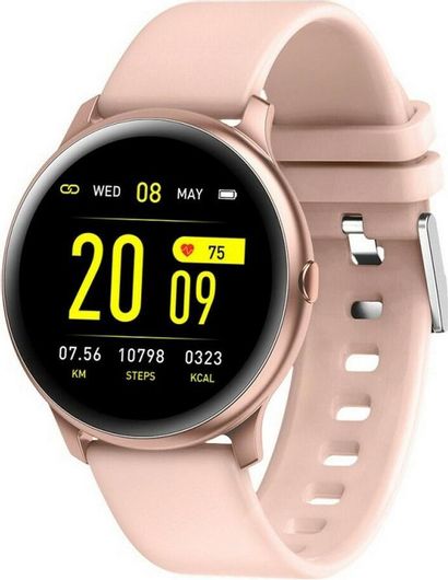 MaxCom FitGo FW32 Neon Smartwatch με Παλμογράφο Ροζ