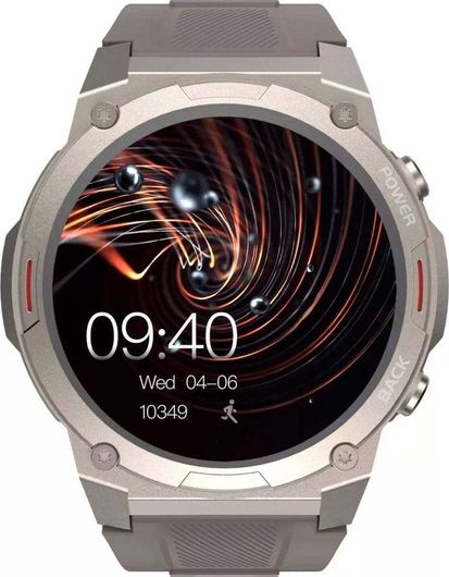 HiFuture FutureGo Mix 2 Stainless Steel Smartwatch με Παλμογράφο Γκρι