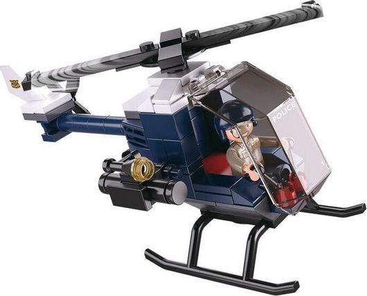 Τουβλάκια Sluban Police Helicopter για 6+ Ετών 87τμχ