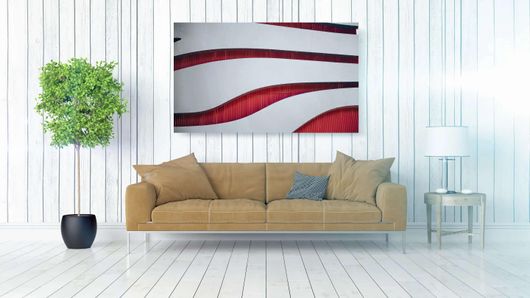 Πίνακας Ένας Snowboarder Κάνει Ένα Κόλπο στον Αέρα 100x70cm