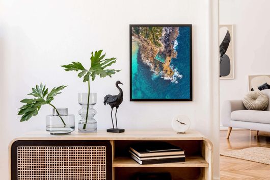 Πίνακας Μια Εναέρια Άποψη Μιας Πισίνας Στη Μέση Του Ωκεανού 20x30cm