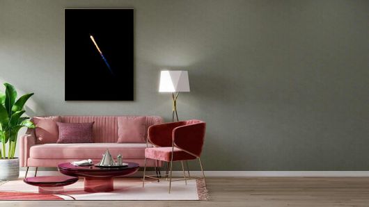 Πίνακας Ένα Τζετ Που Πετάει στον Αέρα Τη Νύχτα 100x150cm