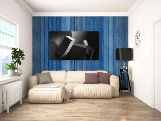 Πίνακας Μια Ασπρόμαυρη Φωτογραφία Αφηρημένων Σχημάτων 50x40cm