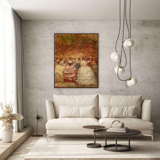 Πίνακας Ένας Πίνακας Μιας Ομάδας Γυναικών με Φορέματα 50x80cm