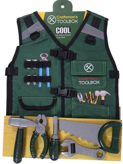 Παιδικά Εργαλεία με Προστατευτικό Γιλέκο για 3+ Ετών