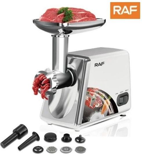 Μηχανή Άλεσης Κιμά Raf R.3368 671982 2500W Λευκή