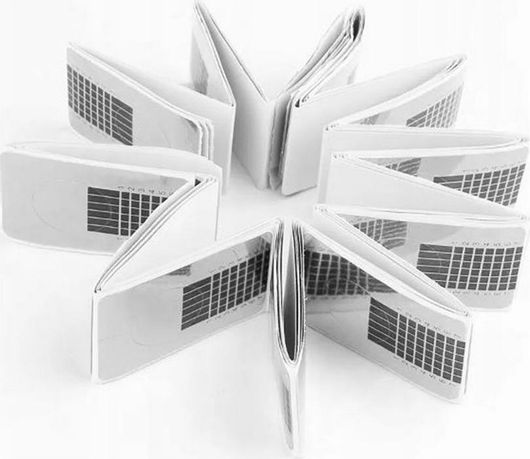 Φόρμες Νυχιών 50τμχ Ασημί