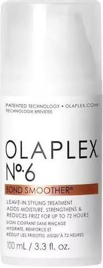 Serum Olaplex No.6 Bond Smoother Λείανσης για Όλους τους Τύπους Μαλλιών 100ml