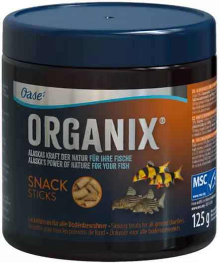 Τροφή για Ψάρια Βυθού Oase Organix Snack σε Στικς 250ml 125gr