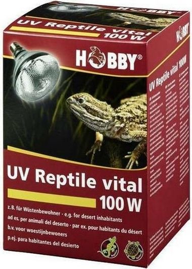 Λάμπα Ερπετών Hobby Terraristik Uv-Reptile Vital Desert με Φως & Θερμότητα 100W 37316