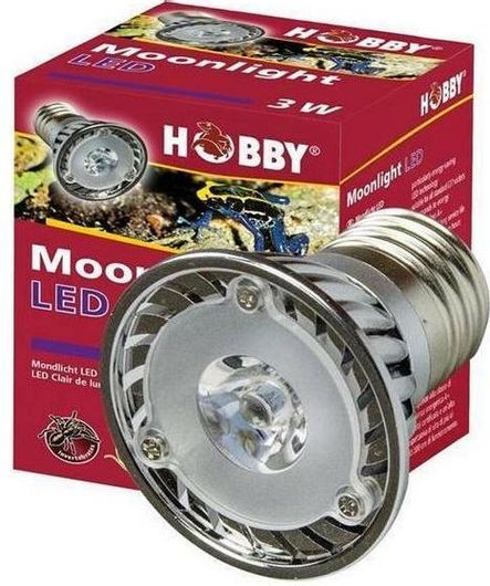 Λαμπτήρας για Ενυδρεία Ερπετών Μπλε Hobby Terraristik Terrano Moonlight Led 3W