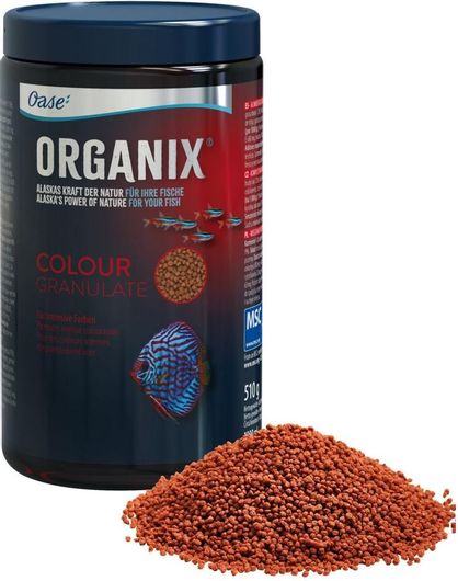 Τροφή για Τροπικά Ψάρια Oase Organix Colourgranulate σε Κόκκους 1000ml 800gr