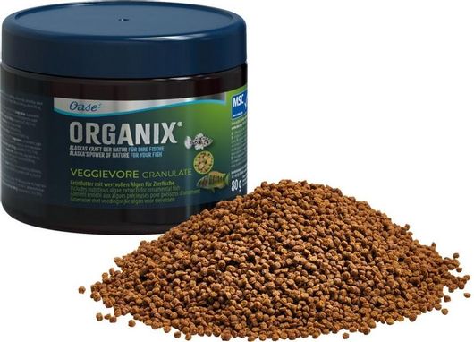 Τροφή για Χορτοφάγα Ψάρια Oase Organix Veggievoregranulate σε Κόκκους 150ml 800gr