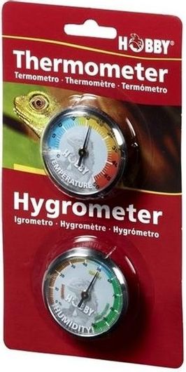 Θερμομετρο Υγρομετρο Hobby Terraristik Terrano Anolog Thermometer / Hygrometer