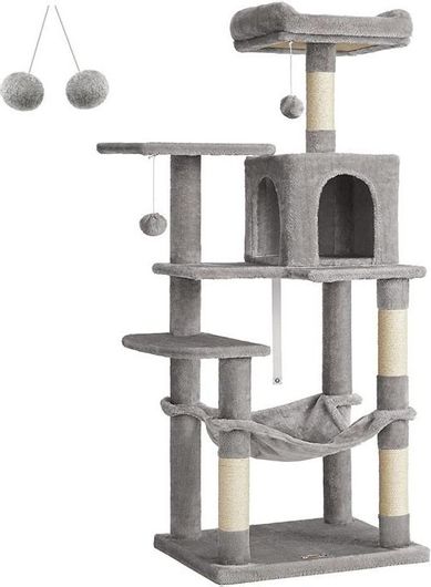 Γατόδεντρο Feandrea 55x45x143cm Γκρι