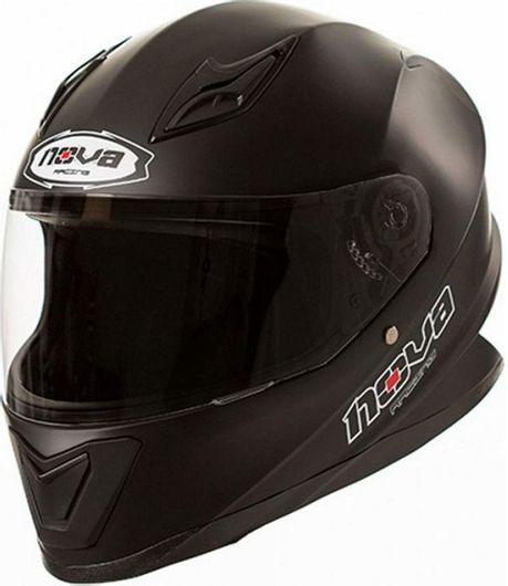 Κράνος Μοτοσυκλέτας Full Face Nova N310 Matt XXL Μαύρο