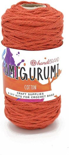 Νήμα Amigurumi Cotton 100gr Πορτοκαλί Ζεστό