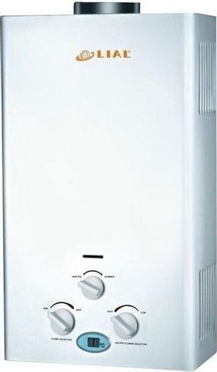Ταχυθερμοσίφωνας Μπάνιου Lial LIA-W12 Επιτοίχιος Υγραερίου 24kW