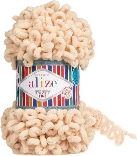 Νήμα Πλεξίματος Alize Puffy Fine Al-310 100gr Μπεζ