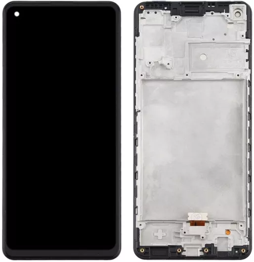 Οθόνη Κινητού Συμβατή με Samsung Galaxy A21S SM-217F & Μηχανισμός Αφής & Πλαίσιο Μαύρο