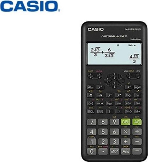 Αριθμομηχανή Casio Επιστημονική FX-82ES Plus 2nd Edition Μαύρο