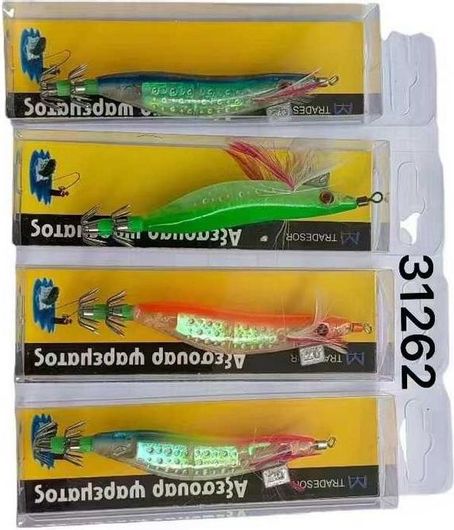 Τεχνητό Δόλωμα Καλαμαριέρα Tradesor 31262 Τυχαία Επιλογή Χρώματος