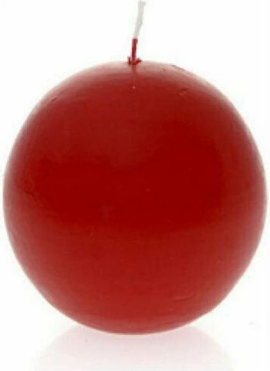 Διακοσμητικό Κερί Iliadis Μπάλα Κόκκινο 430gr