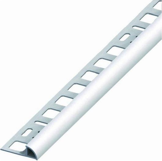 Προφίλ Alfer Πλακιδίων Ασημί 10mm 2,5m