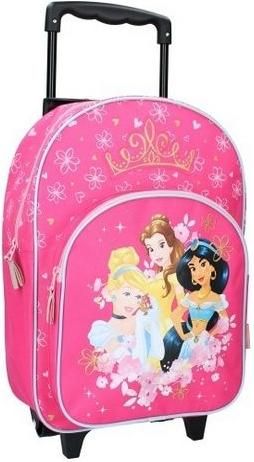 Σχολική Τσάντα Τρόλεϊ Δημοτικού Disney Πριγκίπισσες Ροζ
