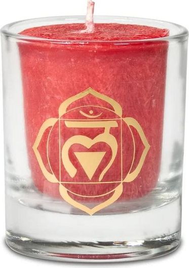 Αρωματικό Κερί Niyamas Yoga Φυτικό 1ου Chakra 220g με Αιθέρια Έλαια Κανέλα / Μοσχοκάρυδο / Γαρύφαλλο