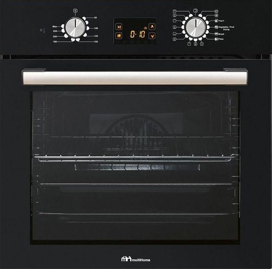 MultiHome MH-6060 Φούρνος άνω Πάγκου 65lt χωρίς Εστίες Π59.5εκ. Μαύρος